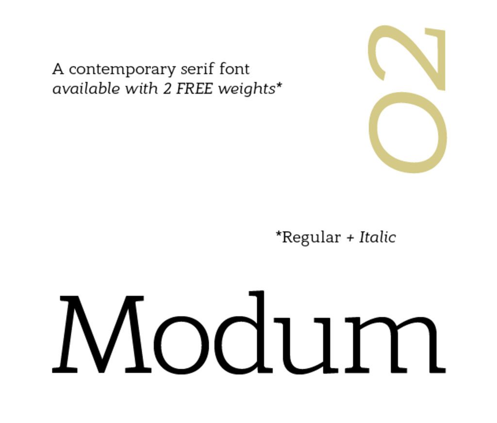 免费字体下载 20 种适合中小企业的衬线字体-2