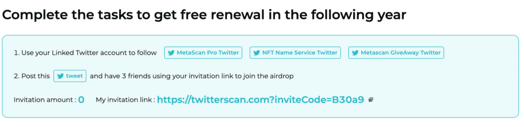 免费申请您的 NFT域名，将您的 Twitter 转换为 Web3 身份-6
