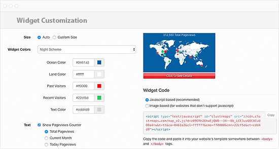 ClustrMaps 在线网站流量统计-1