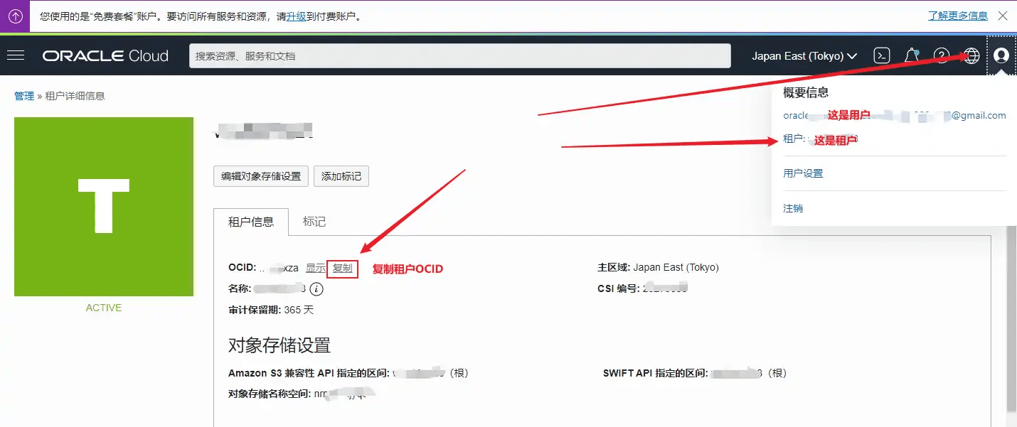 甲骨文 Oracle ARM服务器 自动抢服务器脚本，成功后使用TG发送通知！-5