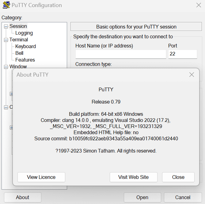PuTTY 0.79 老牌SSH远程连接工具下载-1